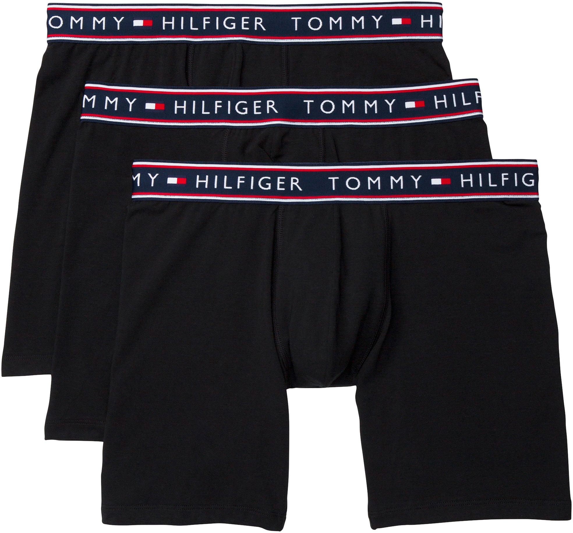 Tommy Hilfiger Mens Underwear 3 Pack Cotton Classics Knit Boxers